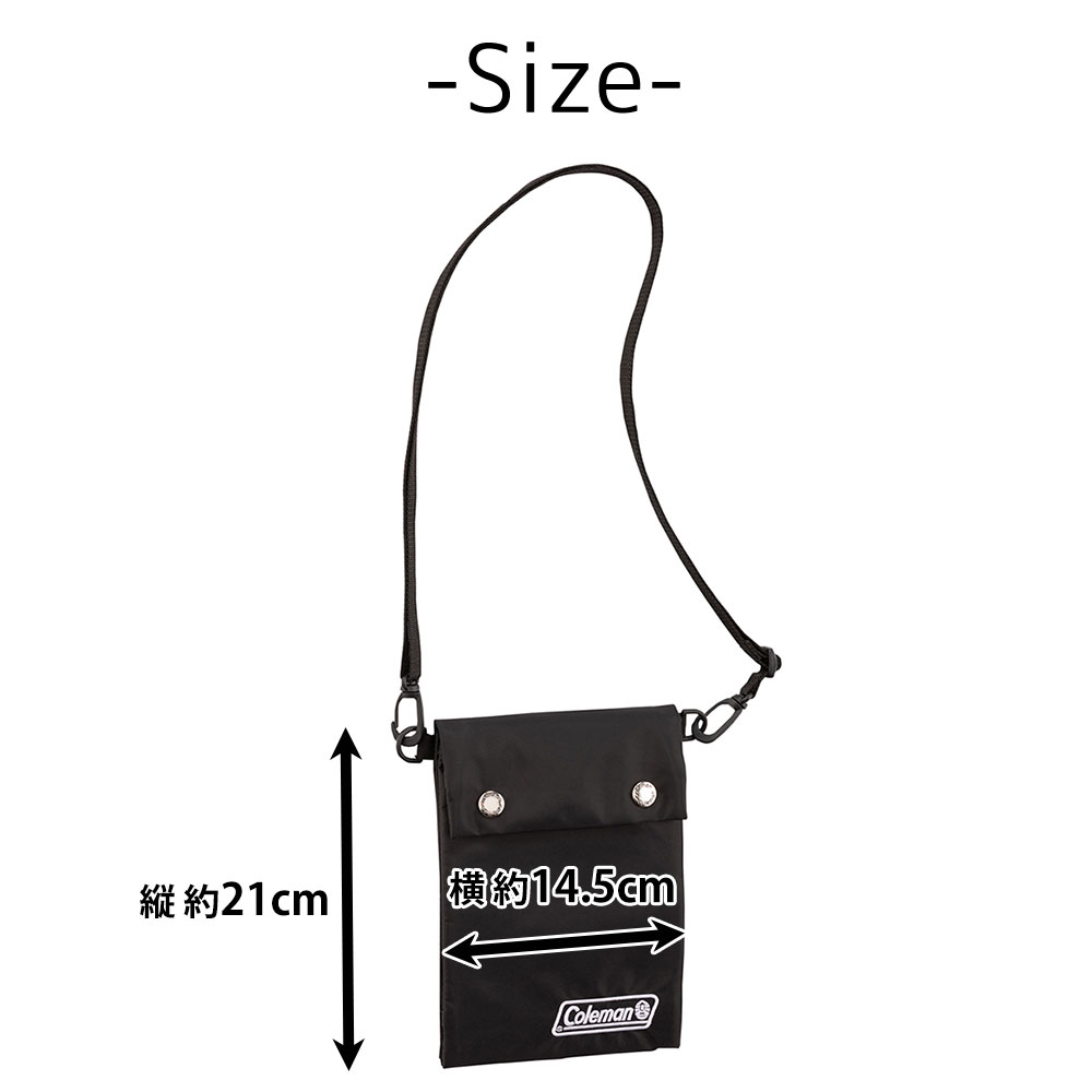 最大P+16% コールマン Coleman アウトドアネックポーチ ショルダーバッグ サブバッグ ポーチ マルチポーチ ネコポス不可 メンズ レディース