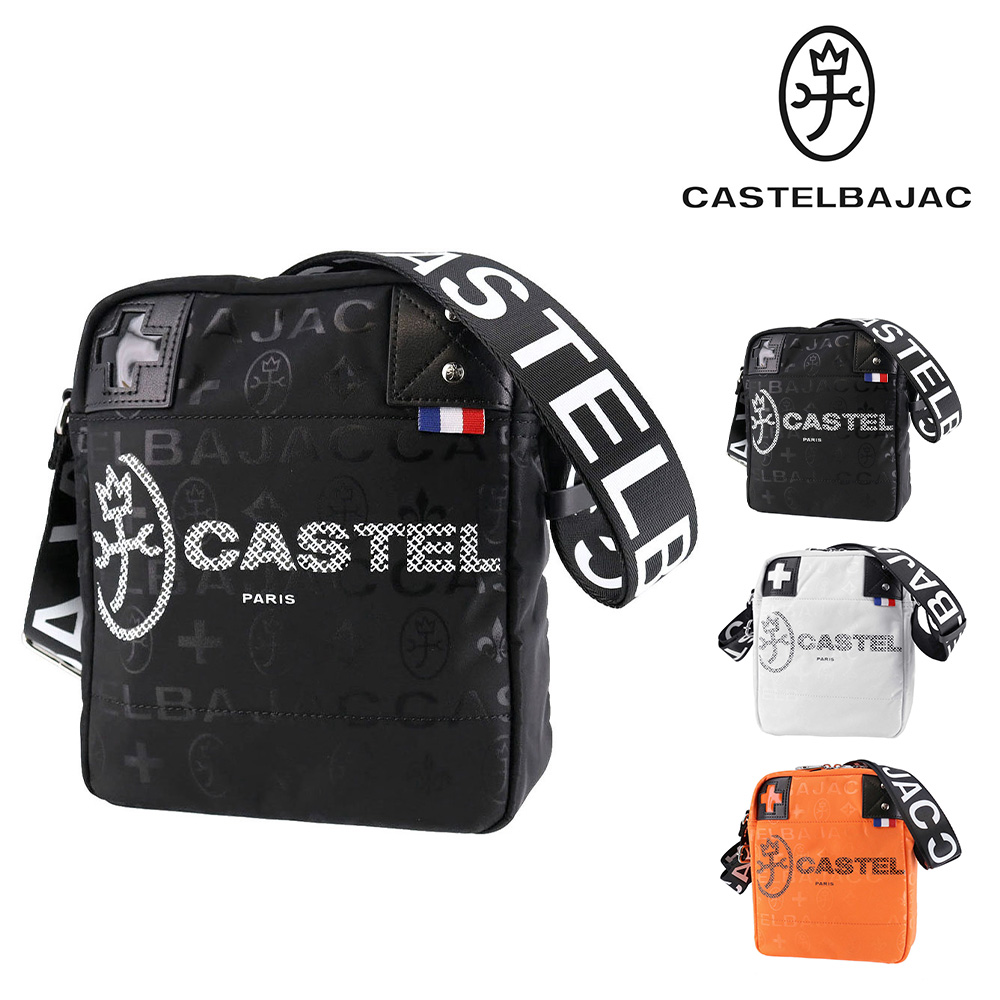 CASTELBAJAC 黒レザーショルダーバッグ オレンジ内装 31P6yptkxtL._AC_.jpg