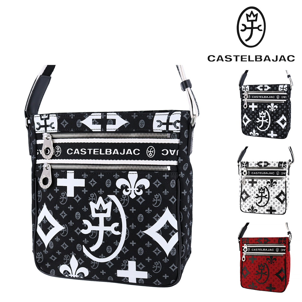 CASTELBAJAC ショルダーバッグ 黒/白 CASTELBAJAC（カステルバジャック） 最大P+16% バッグ ショルダー