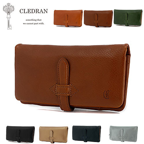 新品❤️ CLEDRAN アドレ　長財布　ブラウン　牛革　小銭入れ　レディース CLEDRAN（クレドラン） 最大P+16% 長財布 ADORE アドレ レディース
