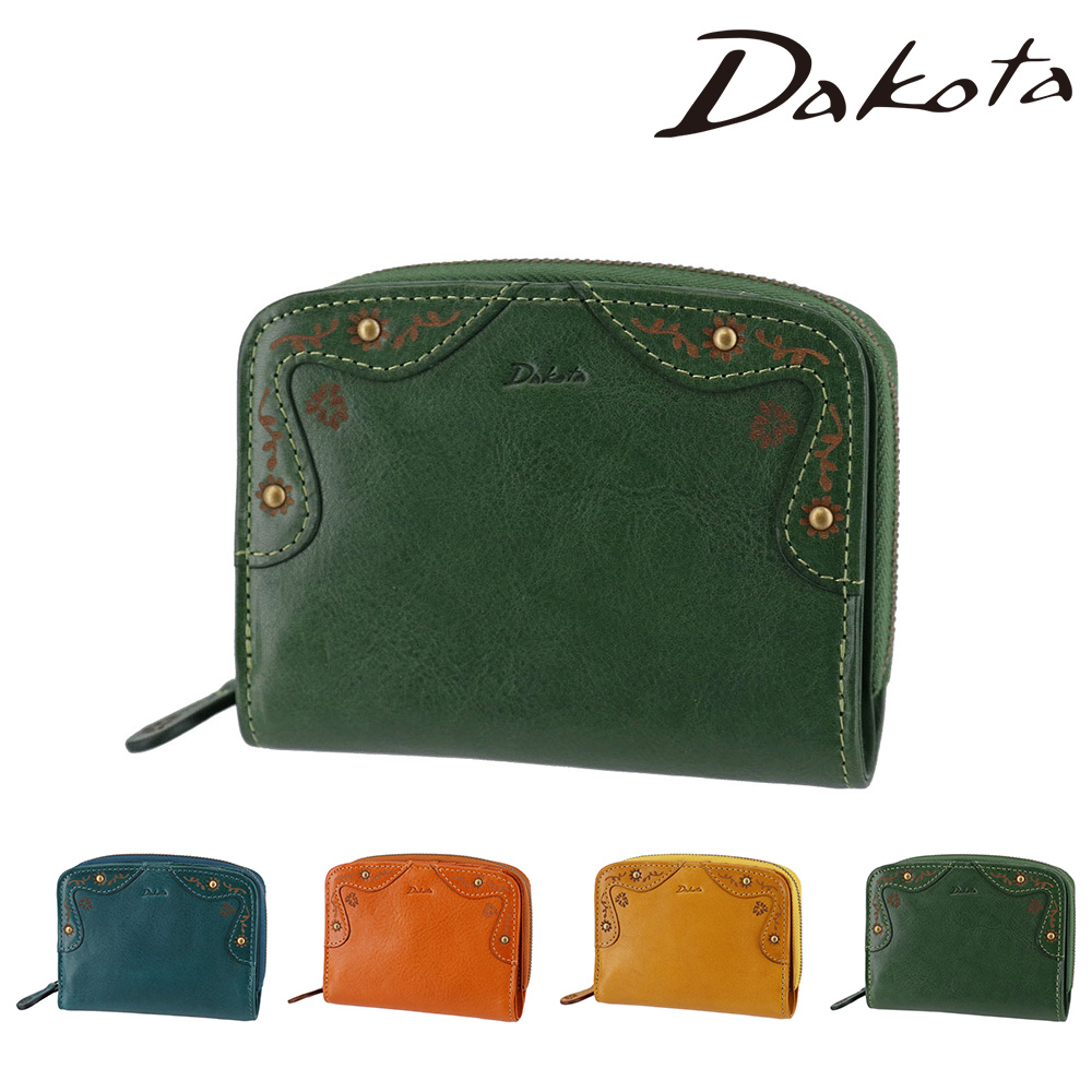 【新品】Dakota 折り財布 定価￥15400 Dakota 財布 レディース 二つ折り財布 折りたたみ財布 がま口
