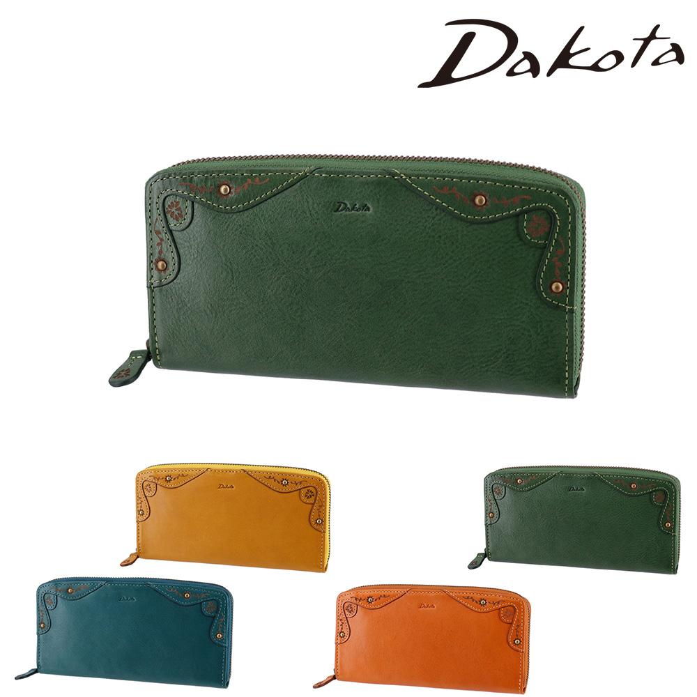 Dakota（ダコタ） 最大P+16% 財布 サイフ ラウンドファスナー長財布