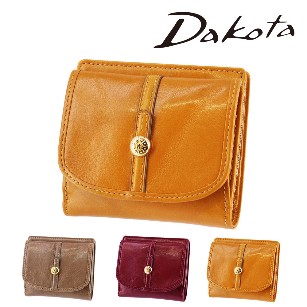 ダコタ 財布 サイフ 二つ折り財布 二つ折り 2つ折り 折財布 小物 Dakota クーポラ 31720 レディース 送料無料 牛革 レザー 誕生日プレゼント ギフト ラッピング無料 【正規代理店】 Dakota（ダコタ） 最大P+16% 財布 サイフ 二つ折り財布 二つ折り 2