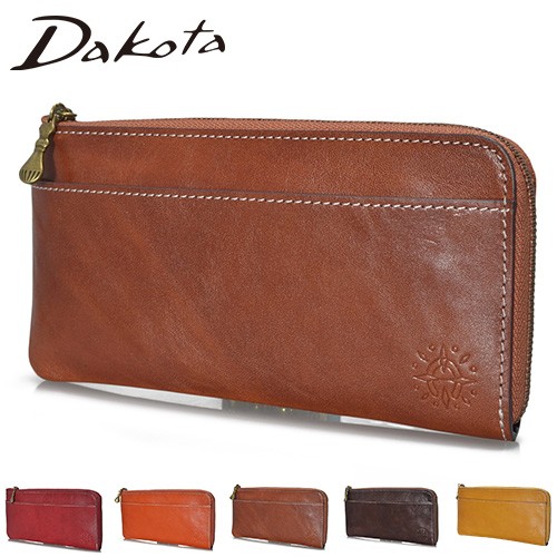 ダコタ 正規品Ｌ字ファスナー フォンス ブラウン長財布⭐️新品未使用 Dakota（ダコタ） 最大51％ Dakota L字ファスナー長財布 フォンス