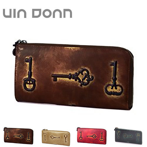インテリ　レア　店舗デザインの長財布　アンティーク　未使用　レトロ Retro（VIADOAN） 最大42％ ヴィアドアン VIA DOAN L字ファスナー長