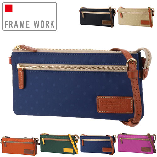 FRAMeWORK（フレームワーク） FRAME WORK 2way財布 ポーチ ショルダー 