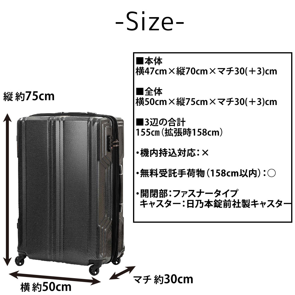 美品送料込‼️超大型/キャリーケースLEGEND WALKER 7泊以上の長期向き ティーアンドエス LEGEND WALKER 5507 70cm 5507-70 (スーツ