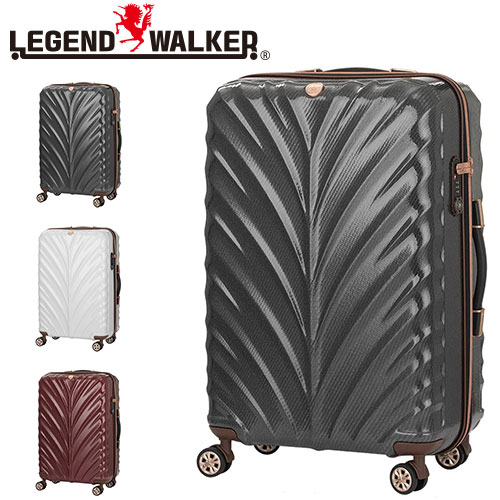 メーカー直送 レジェンドウォーカー LEGEND WALKER リース WREATH スーツケース キャリー ハード 中型 61L 5〜7泊程度 Mサイズ ファスナータイプ 8700-62 nwar｜newbag-w｜02