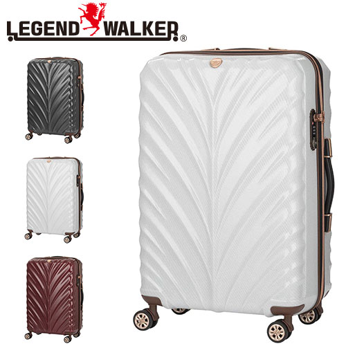 メーカー直送 レジェンドウォーカー LEGEND WALKER リース WREATH スーツケース キャリー ハード 中型 61L 5〜7泊程度 Mサイズ ファスナータイプ 8700-62 nwar｜newbag-w｜03