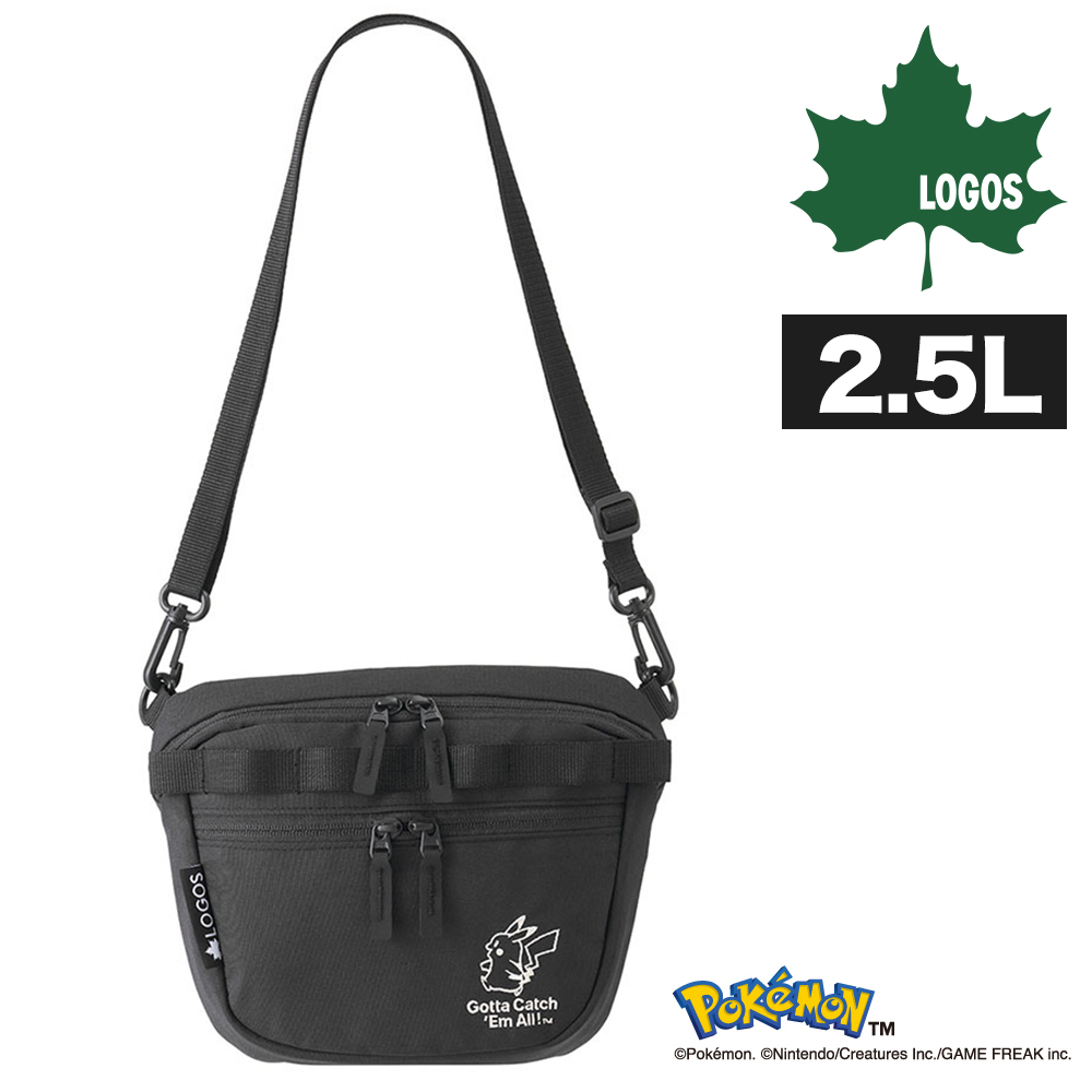 最大40％ ロゴス ポケモン ボディバッグ ショルダーバッグ 2.5L 撥水