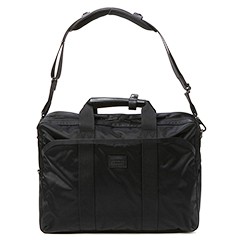 最終値下げ吉田かばんLUGGAGE LABEビジネスバッグレザーブラック2way JET-BLACK(ジェットブラック) 2WAY OVERNIGHT BRIEFCASE | 吉田