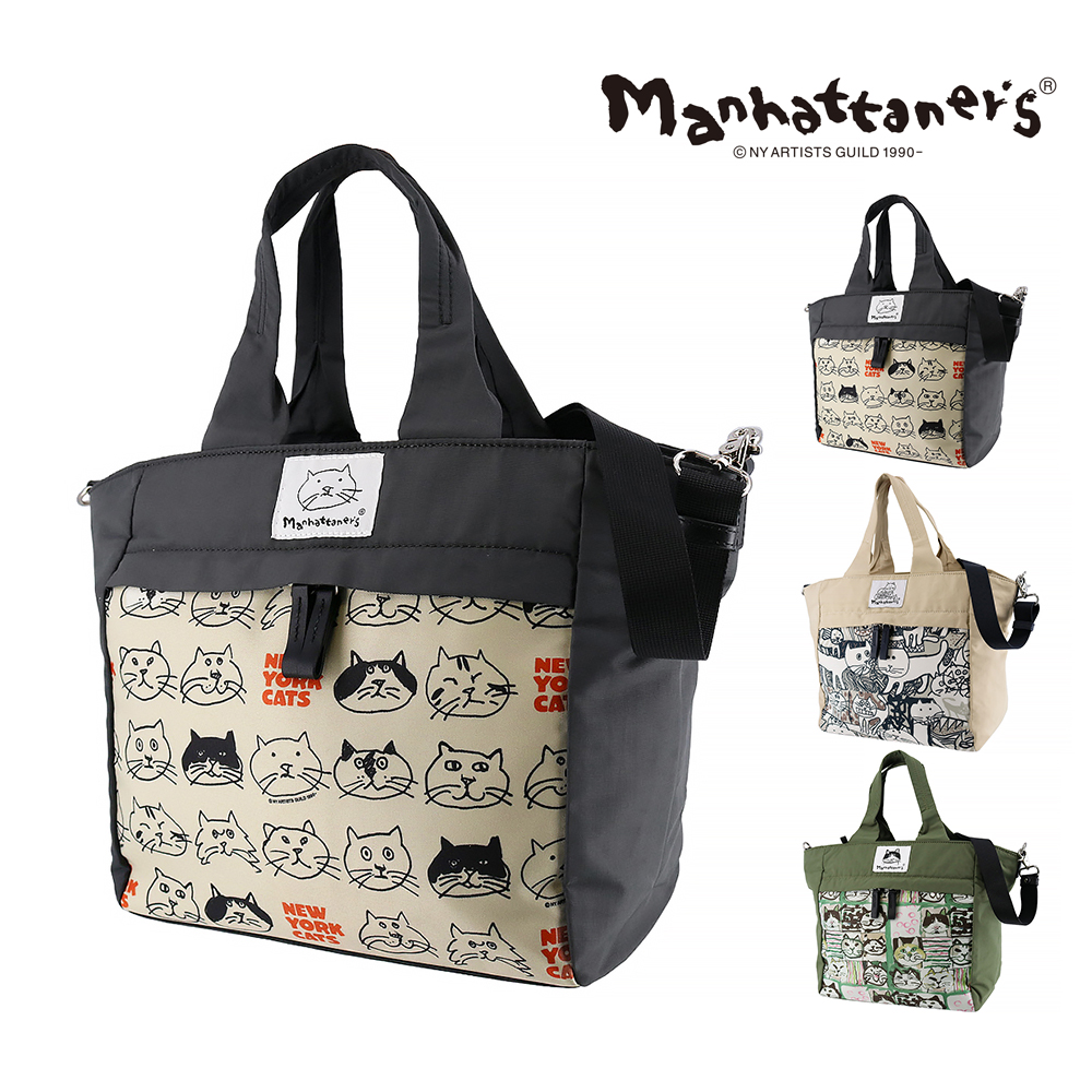【新品・未使用】Manhattaner's グラフィックトート2wayバッグ マンハッタナーズ バッグ（レディースバッグ） | ファッション の