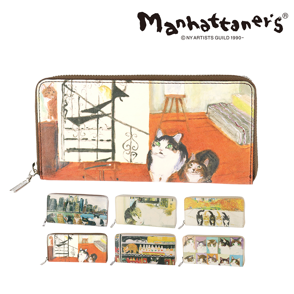 Manhattaner's（マンハッタナーズ） 最大36％ 長財布 ラウンド