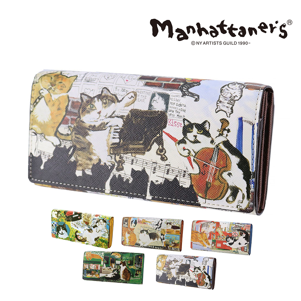 マンハッタナーズ　長財布 Manhattaner's（マンハッタナーズ） 最大38％ 長財布 かぶせ 本革