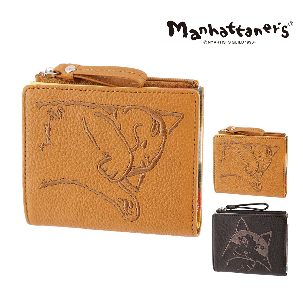 Manhattaner's（マンハッタナーズ） 最大P+16% 財布 二つ折り財布 折