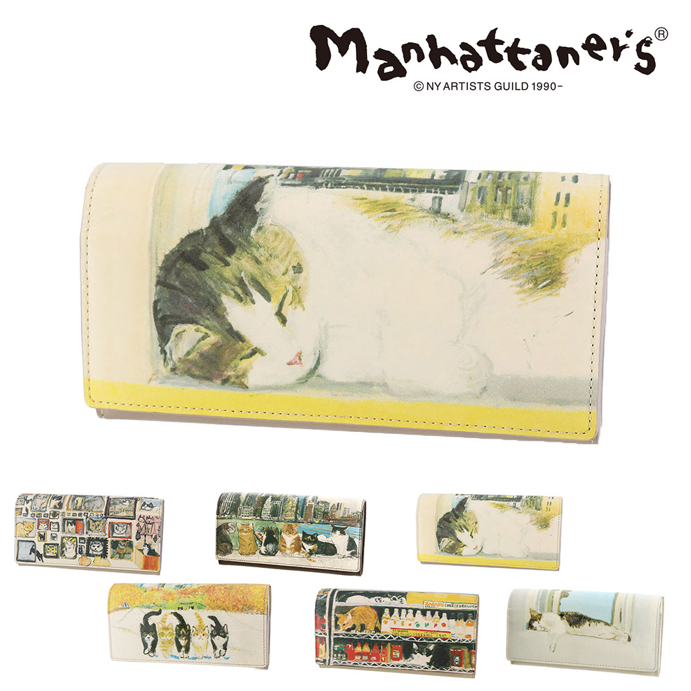 G0609S 新品 Manhattaner's 新グルメ猫 ウォレット 長財布 G0609S 新品 Manhattaner's 新グルメ猫 ウォレット 長財布
