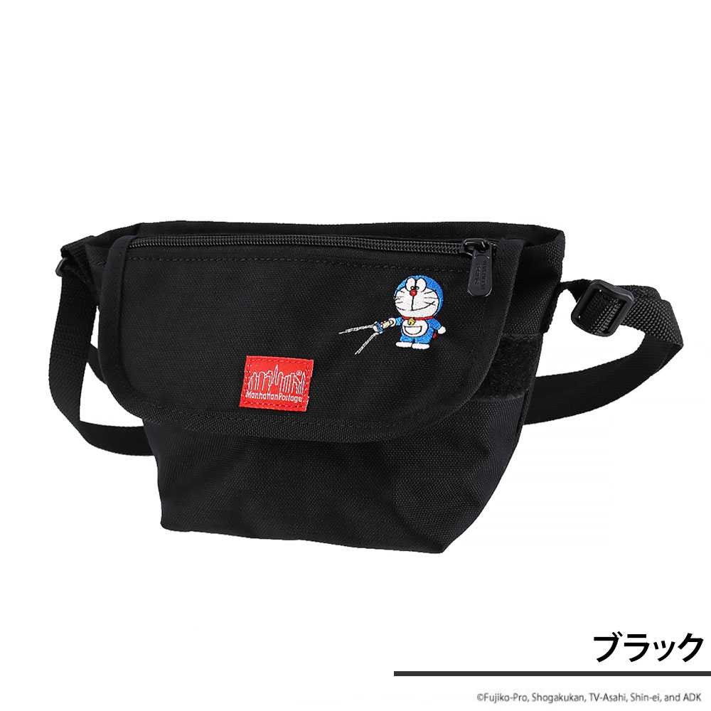 マンハッタンポーテージ ショルダーバッグ メッセンジャーバッグ バッグ Manhattan Portage MP1602FZPDORA24 ブラック キッズ レディース Manhattan Portage（マンハッタンポーテージ） 【24年 新モデル
