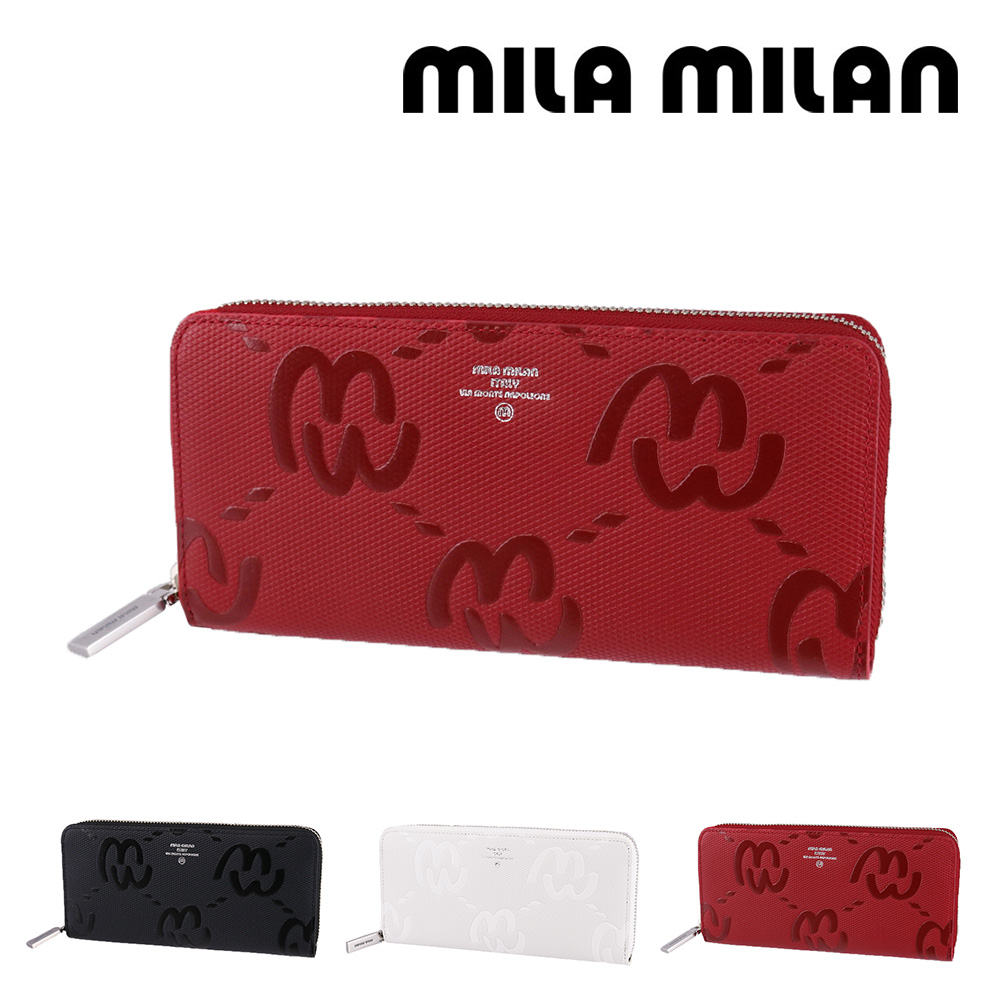 mila milan（ミラ・ミラン） 最大P+16% 財布 長財布 ラウンド