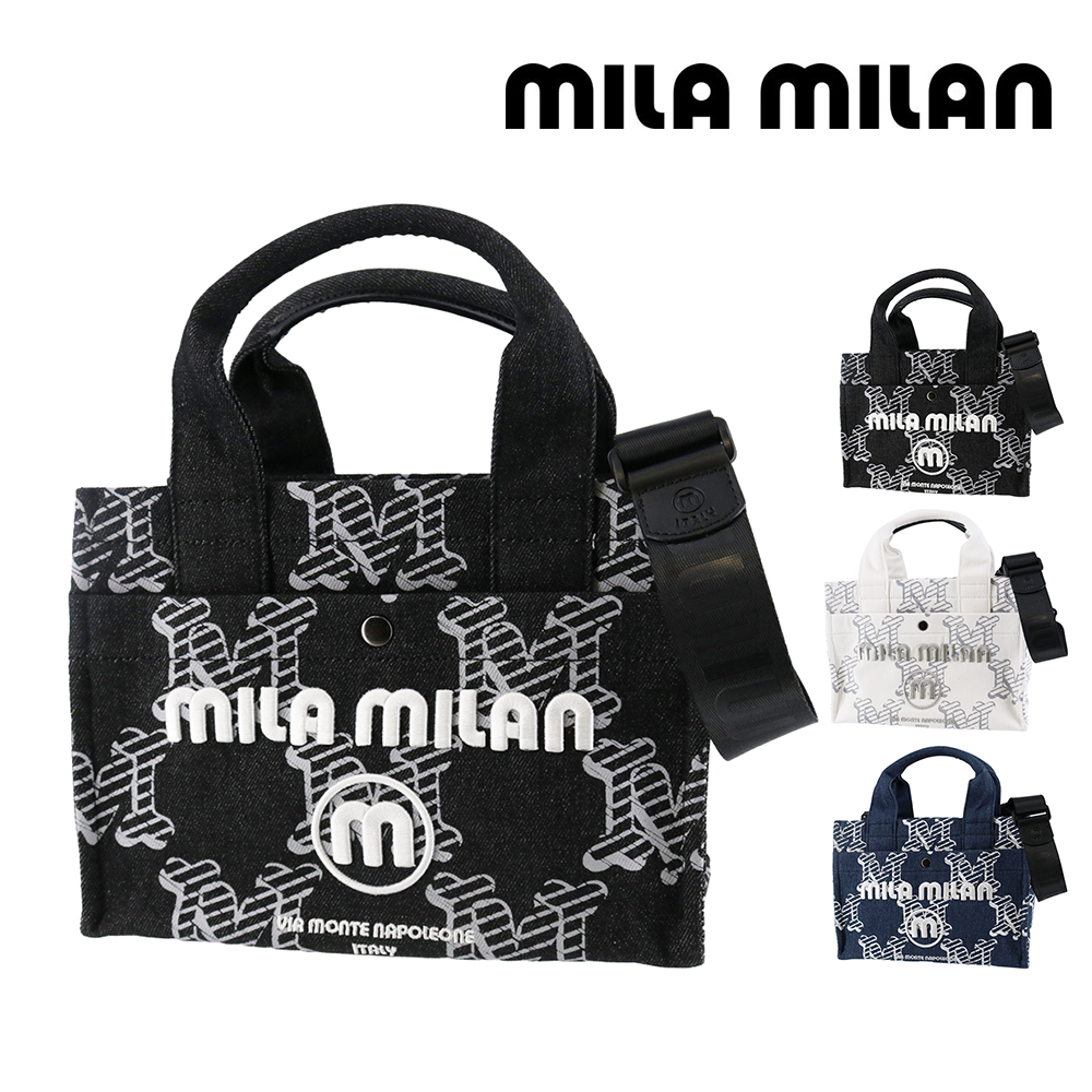 最大42％ ミラ・ミラン バッグ トートバッグ ショルダーバッグ 2WAY mila milan デニーモ ミニトートバッグ A5 264521 メンズ レディースの画像