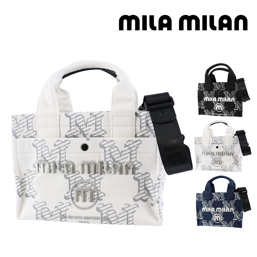 最大42％ ミラ・ミラン バッグ トートバッグ ショルダーバッグ 2WAY mila milan デニーモ ミニトートバッグ A5 264521 メンズ レディースの画像