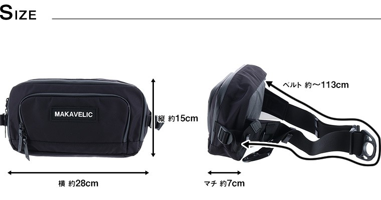 MAKAVELIC（マキャベリック） 最大P+16% ボディバッグ ダムーブ