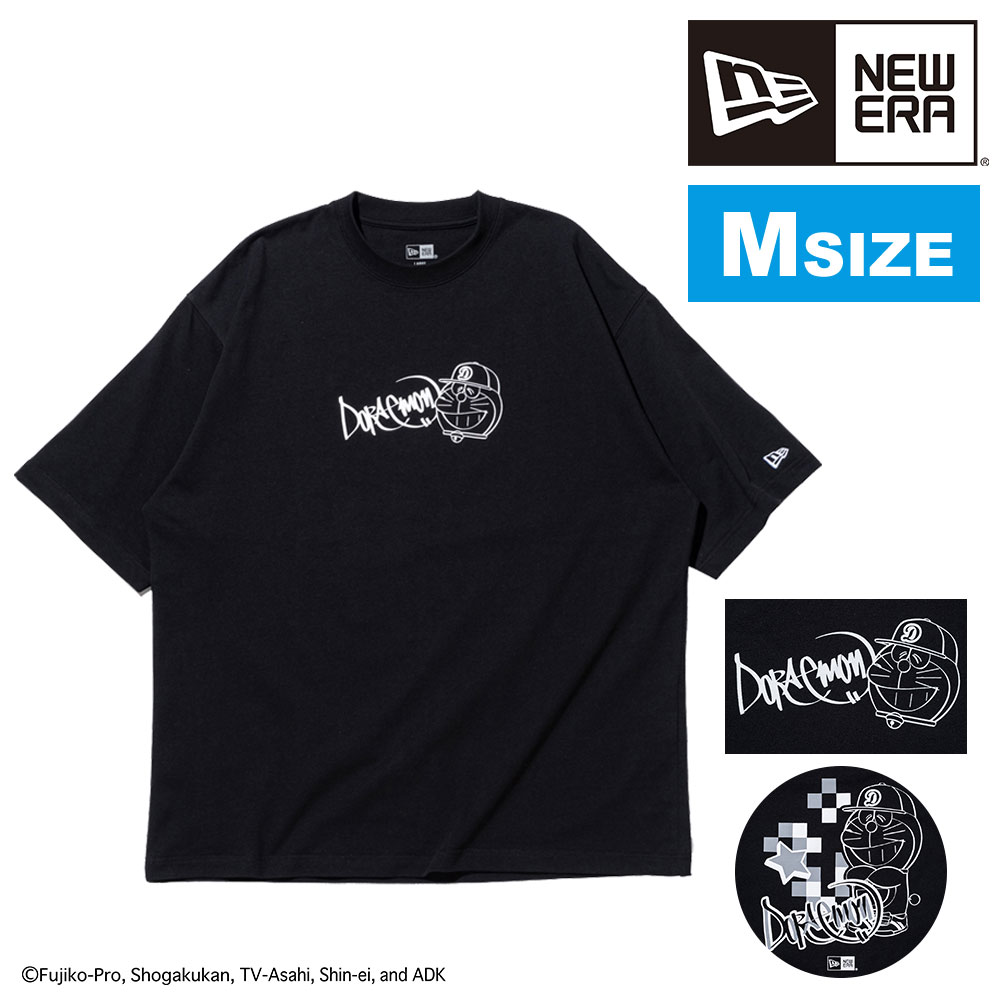 超希少！極美品✨ ドラえもん ×ニューエラ コラボ　ロンT 刺繍ロゴ 長袖 XL NEW ERA（ニューエラ） ドラえもん コラボ 半袖Tシャツ オーバーサイズ