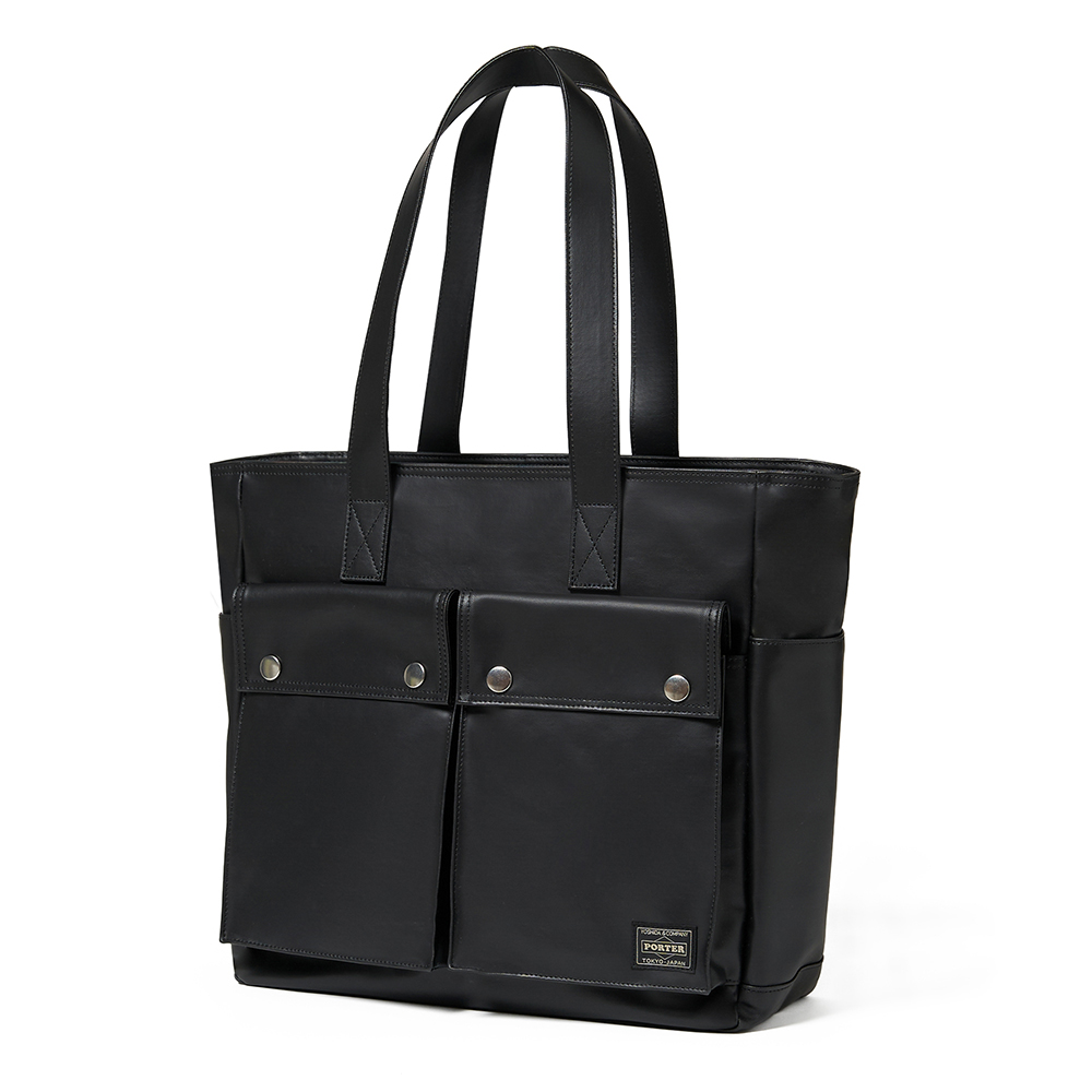 PORTER 吉田カバン　ブラック　キャンバス　トートバッグ　A4可能　肩掛け PORTER ポーター フリースタイル トートバッグ 707-27858 吉田カバン