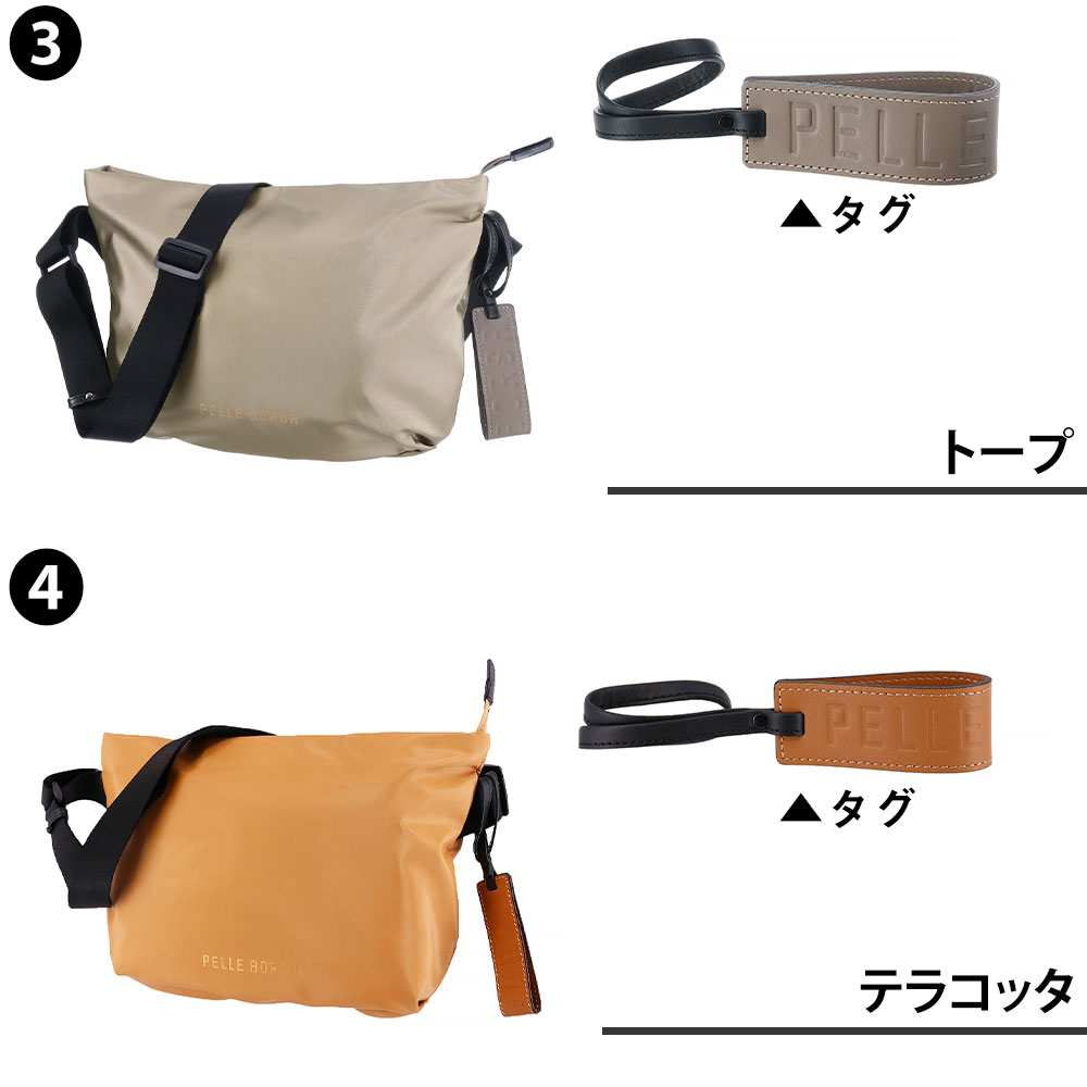 最大P+11% ペレボルサ ショルダーバッグ PELLE BORSA ラウンド