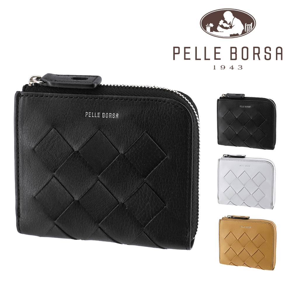 にみぃ　PELLE BORSA 二つ折り財布 ペレボルサ PELLE BORSA（ペレボルサ） 財布 二つ折り財布 折財布 薄マチ 本革