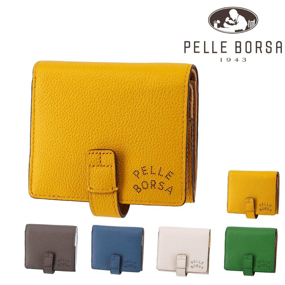 PELLE BORSA（ペレボルサ） 最大P+16% 財布 二つ折財布 折財布 ミニ