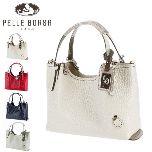 最大P+16% ペレボルサ PELLE BORSA 2wayトートバッグ ショルダーバッグ