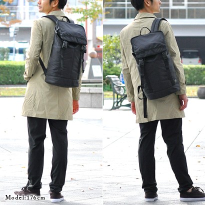 PORTER ブラックバックパック FLASH（PORTER） ポーター PORTER バックパック リュックサック