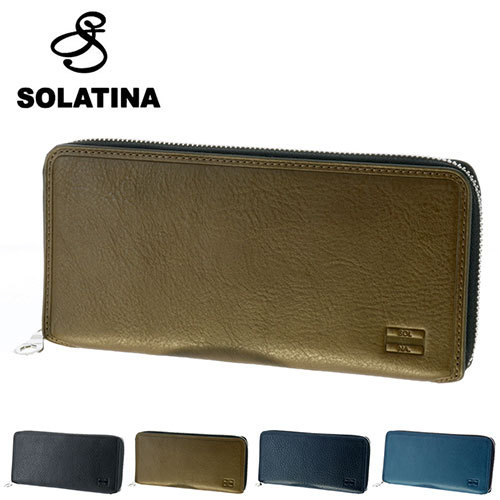 最大P+16% ソラチナ SOLATINA ラウンドファスナー長財布 メンズ