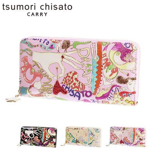 TSUMORI CHISATO（ツモリチサト） 最大P+16% ラウンドファスナー長財布