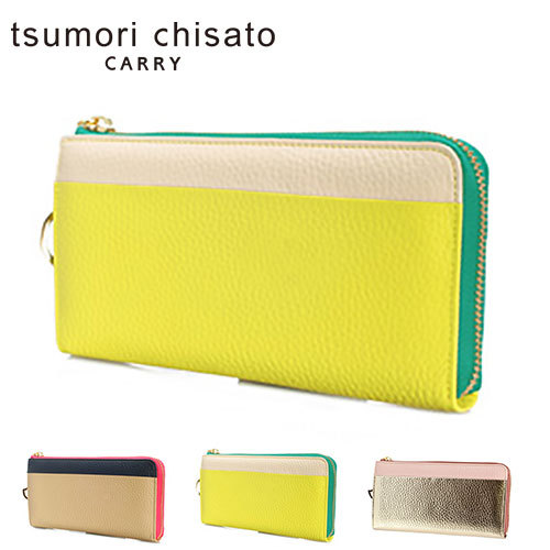 ツモリチサト tsumori chisato L字ファスナー長財布 シュリンクコンビ レディース 57662 人気 プレゼント 誕生日 ギフト 猫 ネコ かわいい おしゃれ シンプル｜newbag-w｜03