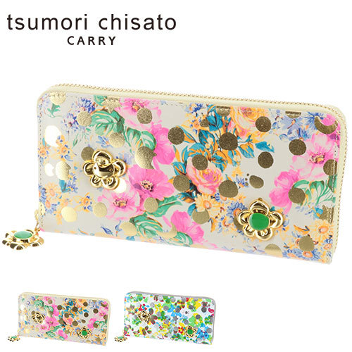 ツモリチサト 財布 tsumori chisato ラウンドファスナー長財布 ドットフラワーネコ レディース 57814 ブランド 人気 プレゼント  誕生日 花柄 かわいい おしゃれ : tsumorichisato-57814 : Newbag Wakamatsu バッグ 財布 - 通販 -  Yahoo!ショッピング