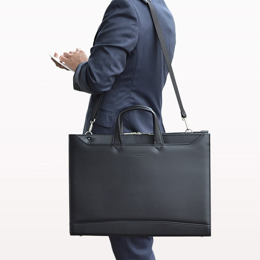 ビジネスバッグ ブリーフケース メンズ 大きめ 自立 ブランド 日本製