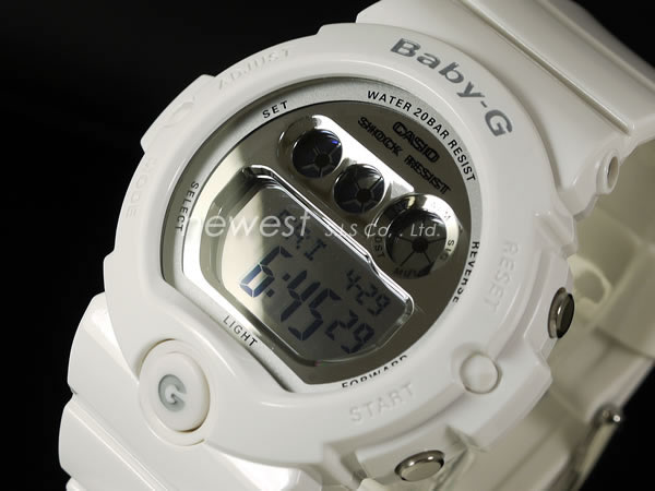 CASIO カシオ 腕時計 Baby-G ベビーG BG-6900-7 ホワイト×シルバー 海外モデル