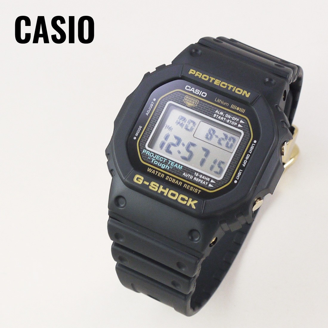 Tポイント5倍！CASIO カシオ G-SHOCK G-ショック DW-5035D1B 35周年記念限定モデル ブラック×ゴールド 腕時計