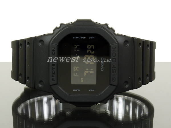 CASIO カシオ 腕時計 G-SHOCK G-ショック Solid Colors ソリッドカラーズ DW-5600BB-1 オールブラック  海外モデル 送料無料