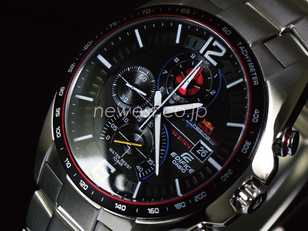 CASIO カシオ EDIFICE エディフィス レッドブルレーシング EFR-528RB-1A ブラック×シルバー 腕時計 海外モデル