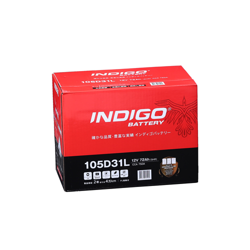 INDIGO インディゴバッテリー 国産車用 CMF 105D31L 105D31L 2年4万