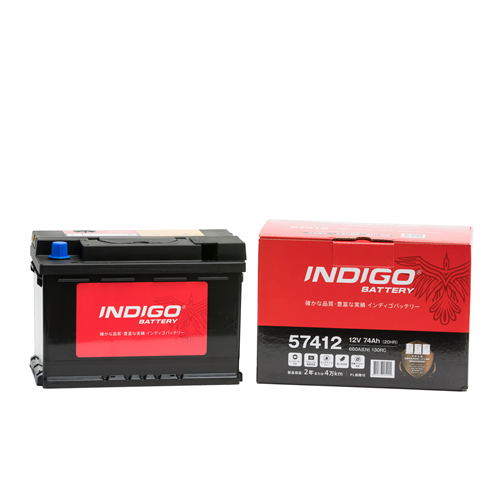 2枚専用 INDIGO（自動車用品） インディゴバッテリー 欧州車用 CMF 57412