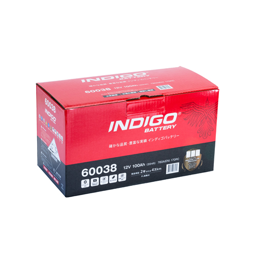 INDIGO インディゴバッテリー 欧州車用 CMF 60038 2年4万キロ保証