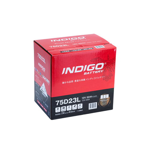 新品 【ＩＮＤＩＧＯ】インディゴバッテリー　国産車用　ＣＭＦ　７５Ｄ２３Ｌ INDIGO インディゴバッテリー 国産車用 CMF 75D23L 【75D23L】トヨタ
