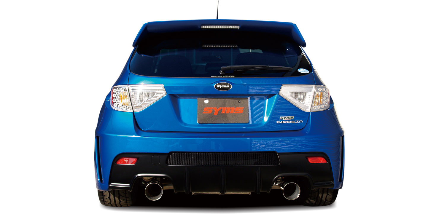 SYMS シムスレーシングリアバンパー 品番：Y3000GR003 車種