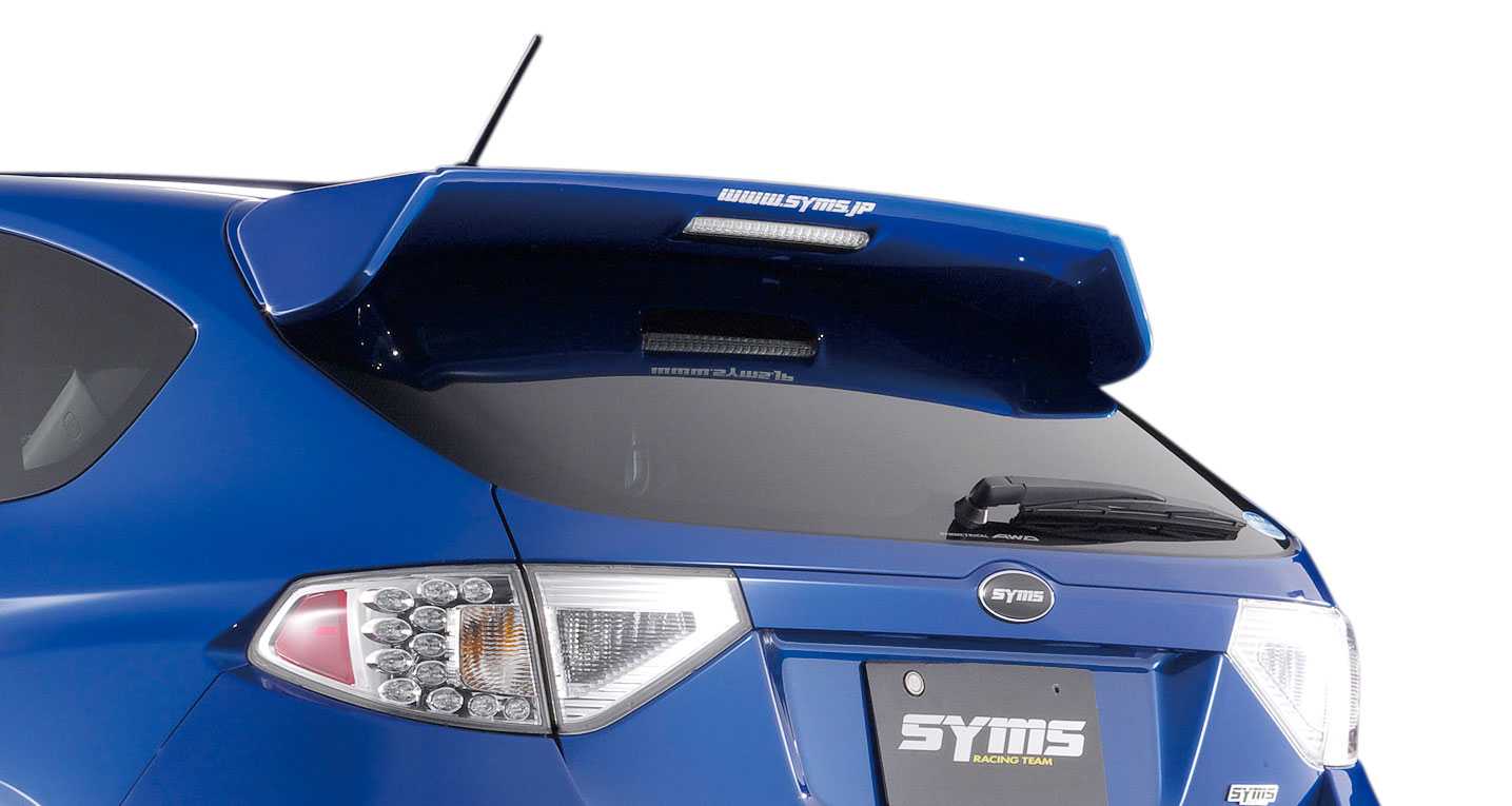SYMS シムスレーシング リアウイング 品番：Y3000GR004 車種：インプレッサ GR#