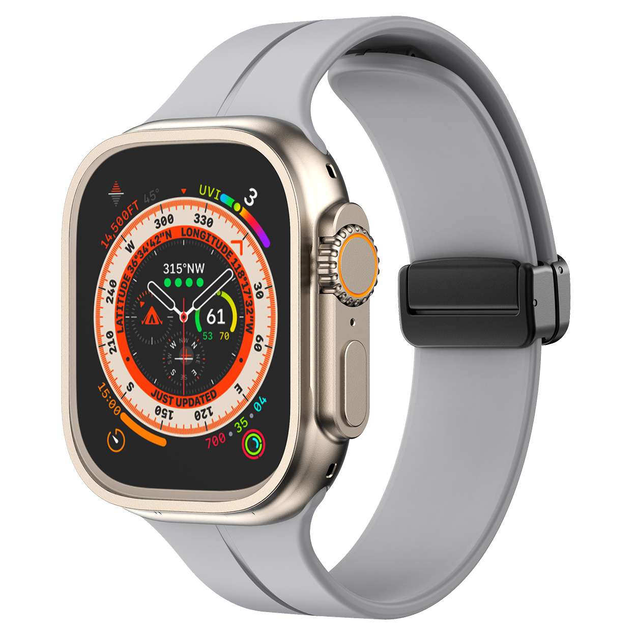 Apple Watch バンド アップルウォッチ マグネット式 磁力 ベルト