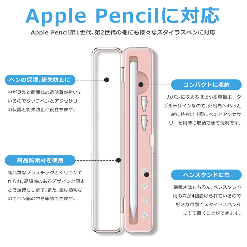 Apple Pencil 第2世代 ポータブル ケース アップルペンシル 収納ケース