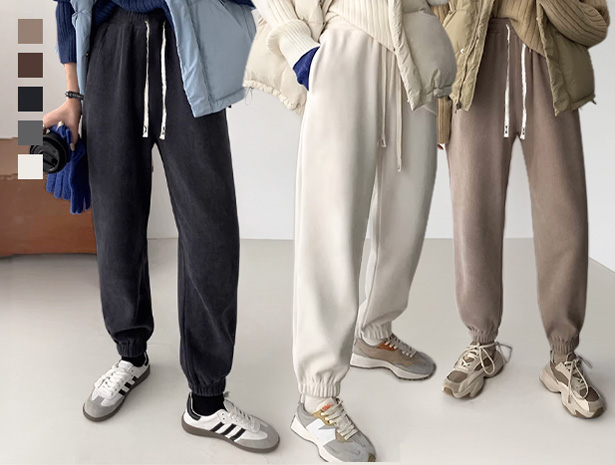 2WAY ダンボールニット パンツ レディース ジョガーパンツ ワイドパンツ 丈が選べる M L XL 3丈展開 ストレッチ イージーパンツ きれいめ オフィスカジュアル